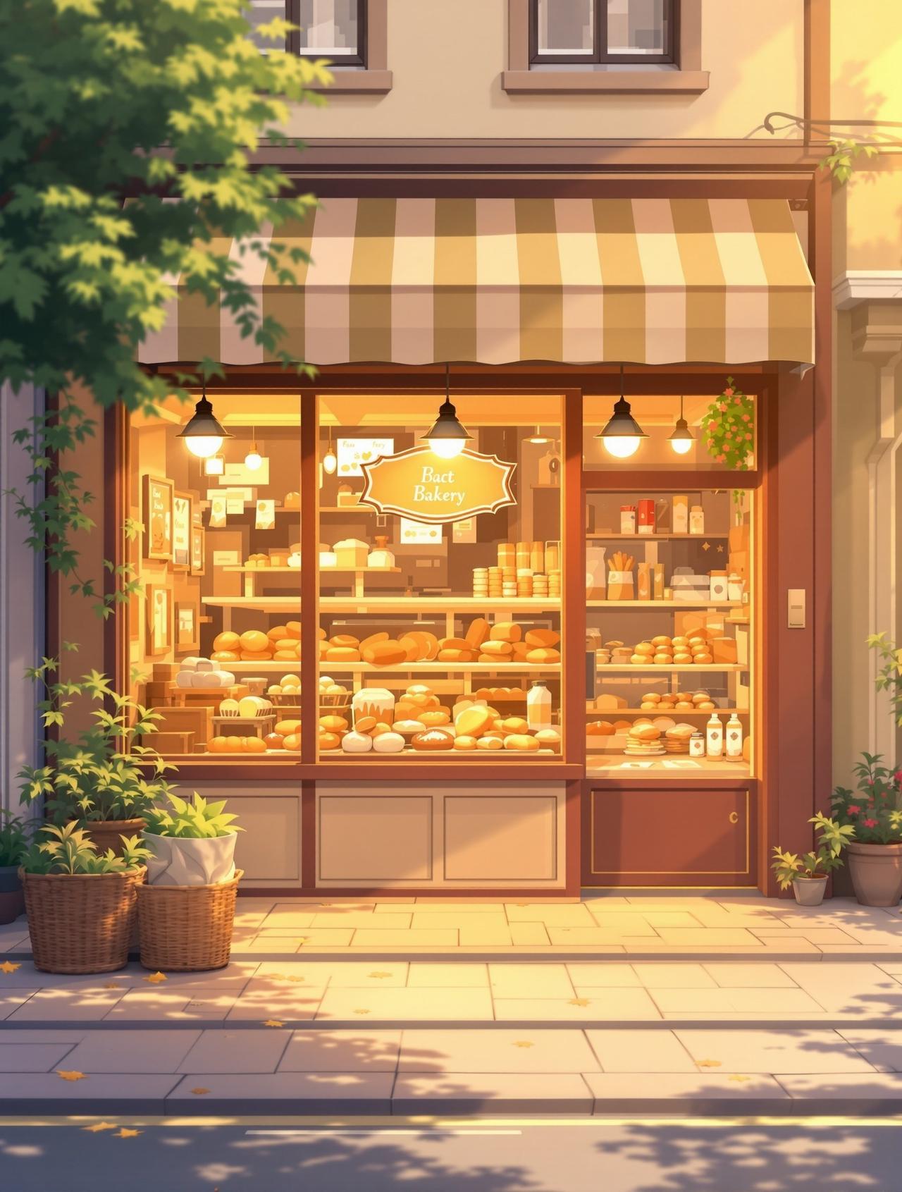 日语短句 面包店的早晨 - 轻喜剧动漫短剧